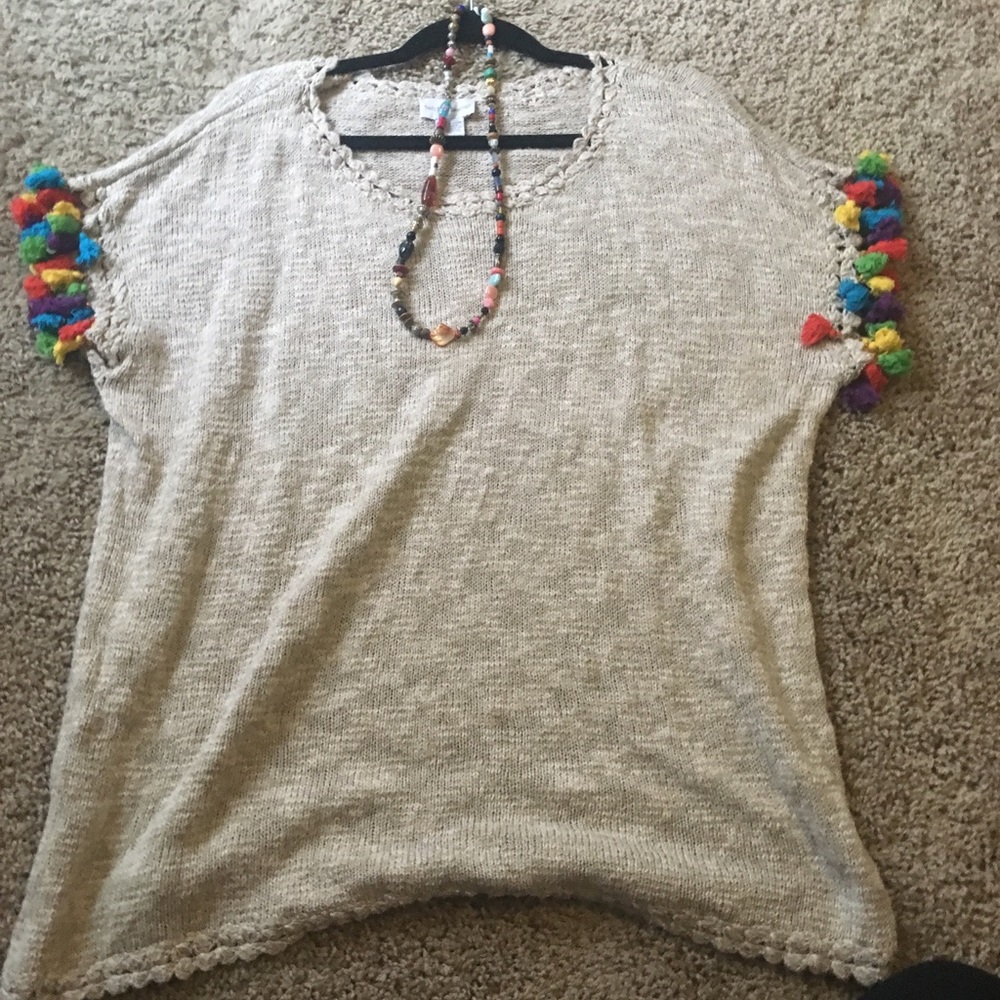 Soft Surroundings Medium Fiesta Short Sleeve